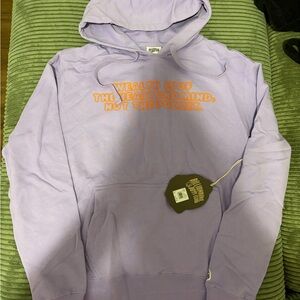 Billionaire Boys Club Purple Hoodie with Orange Text